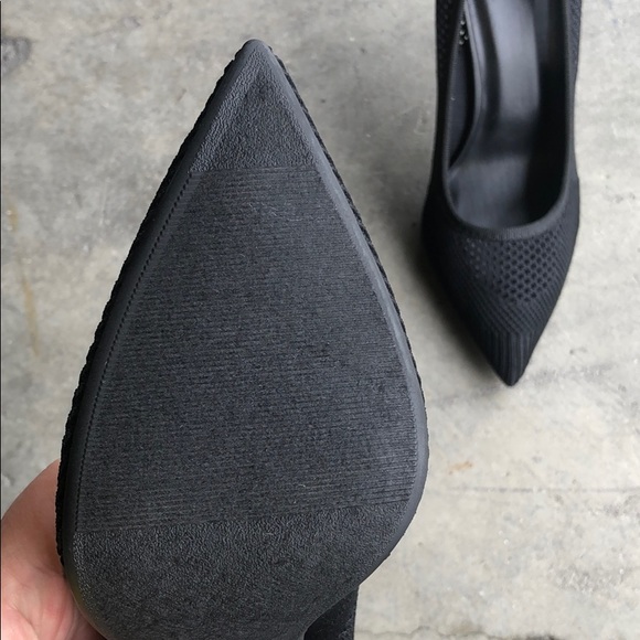 Delicious Women’s Mesh Dress Pumps in Black - Picture 6 of 6